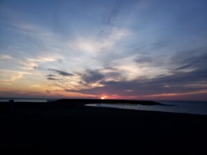 夕陽 空